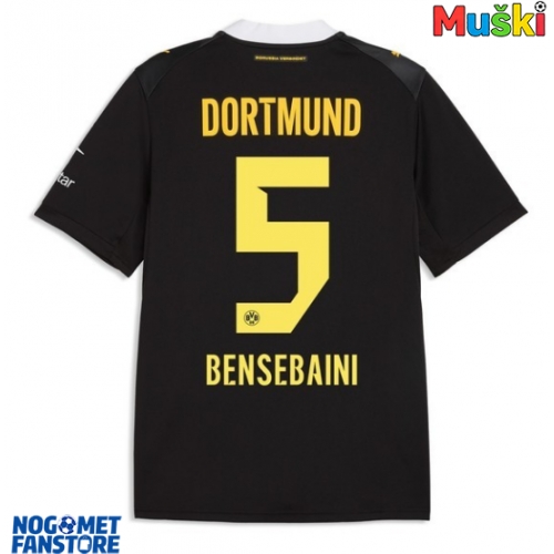 Borussia Dortmund Ramy Bensebaini #5 Gostujuci Dres 2026-27 Kratak Rukav